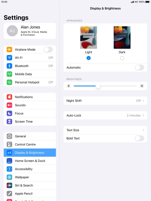 Press Dark. Press Dark.