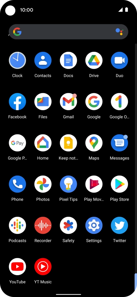 Press Photos and go to the required folder. Press Photos and go to the required folder.