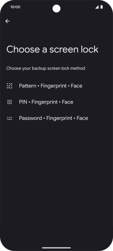 Press the required phone lock code and follow the instructions on the screen to create an additional phone lock code. Press the required phone lock code and follow the instructions on the screen to create an additional phone lock code.
