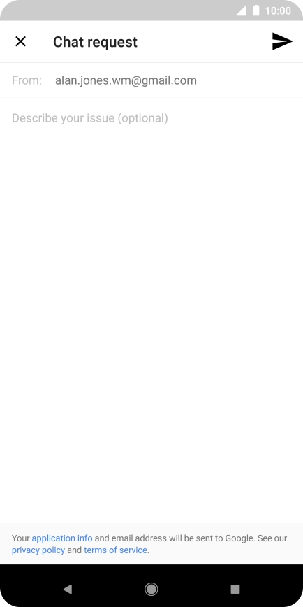 Follow the instructions on the screen to start an online chat. Follow the instructions on the screen to start an online chat.