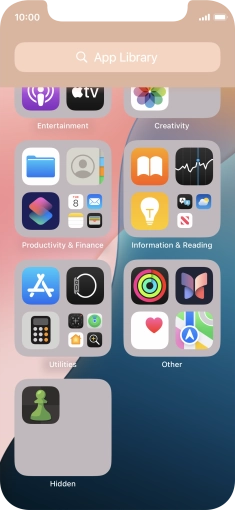 Press and hold the required app. Press and hold the required app.