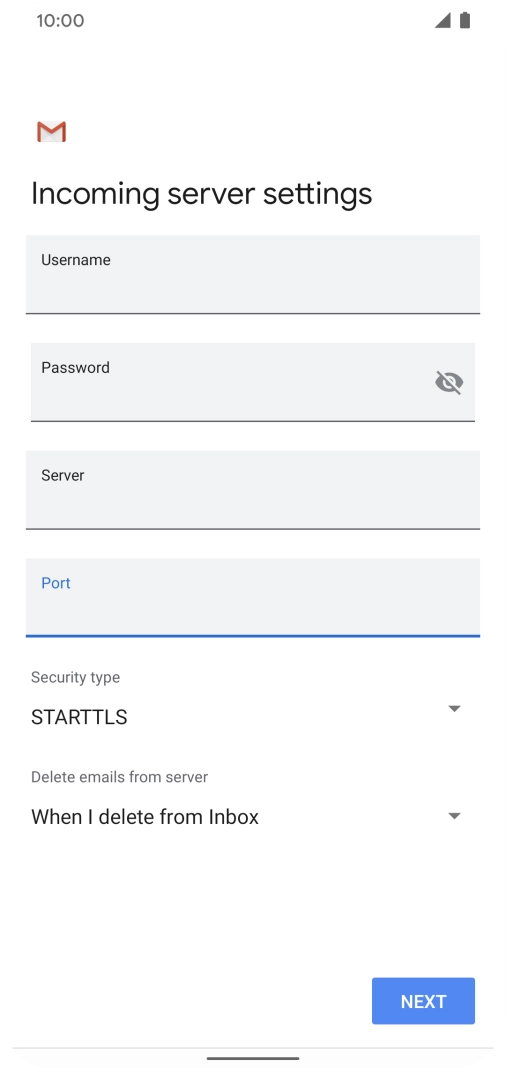 Press the drop down list below Press the drop down list below