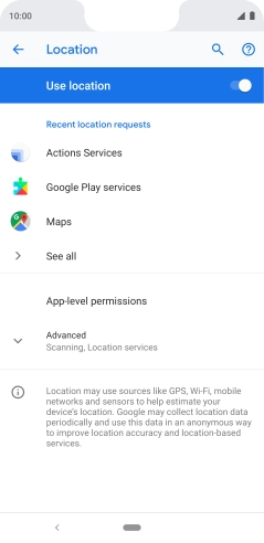 Press Advanced. Press Advanced.