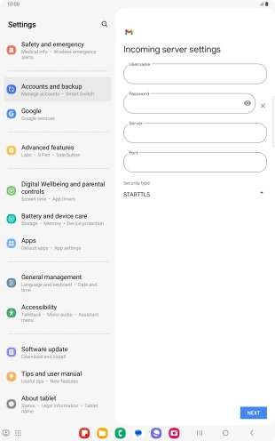 Press the field below Press the field below