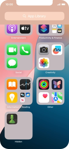 Press and hold the required app. Press and hold the required app.