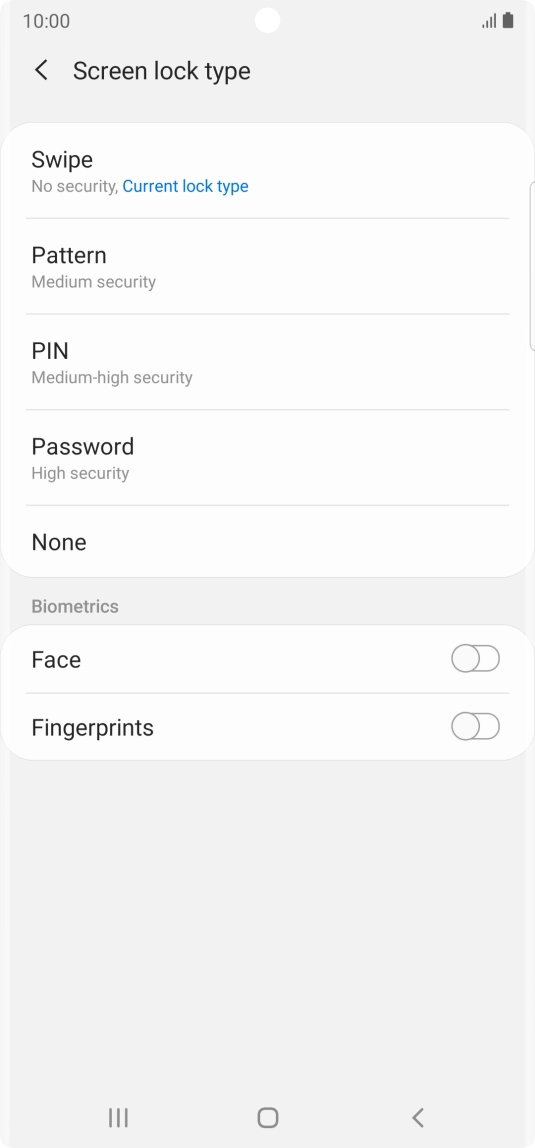 Press Fingerprints. Press Fingerprints.