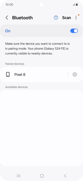 Press the Home key to return to the home screen. Press the Home key to return to the home screen.