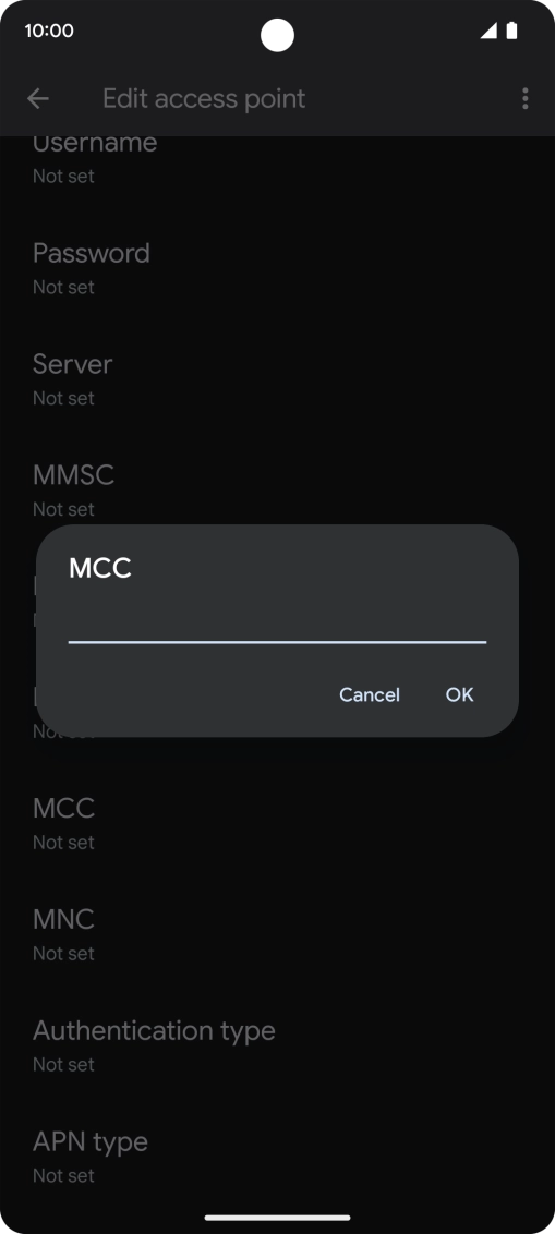 Key in 234 and press OK. Key in 234 and press OK.