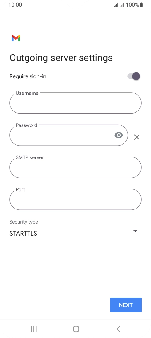 Press the indicator next to Press the indicator next to