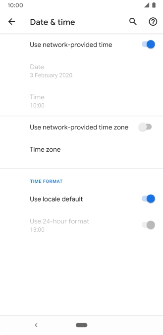 Press the indicator next to Press the indicator next to