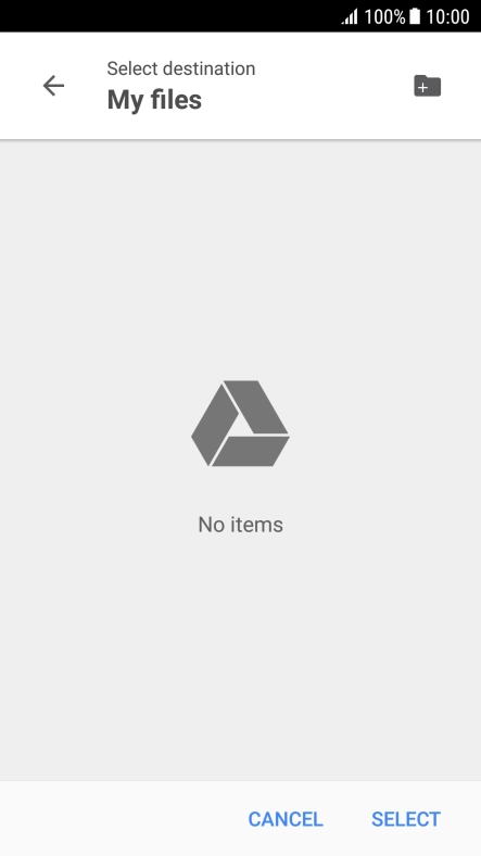 Press SELECT. Press SELECT.