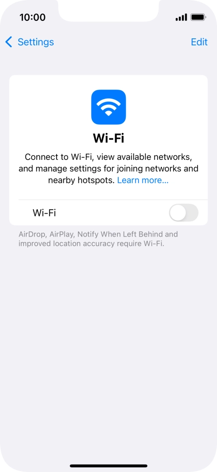 Press the indicator next to Press the indicator next to