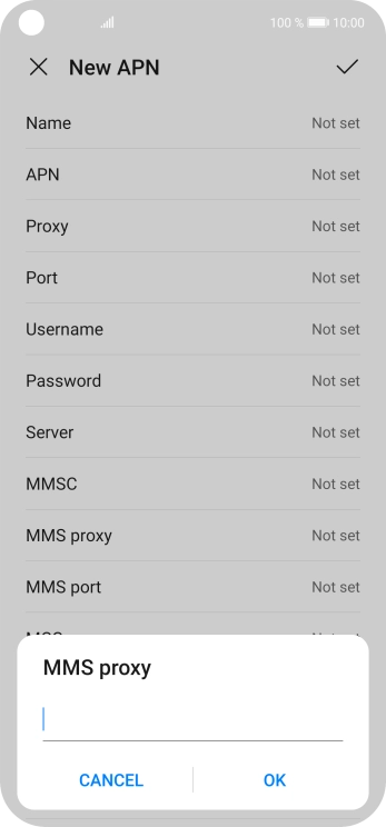 Key in 149.254.201.135 and press OK. Key in 149.254.201.135 and press OK.