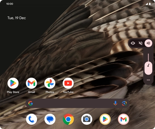 Press the silent mode icon to turn on the function. Press the silent mode icon to turn on the function.