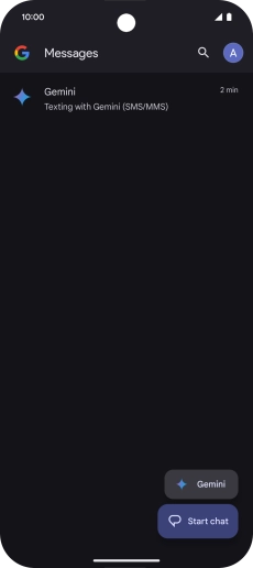 Press the profile icon. Press the profile icon.