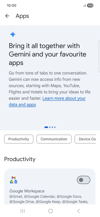 Press the indicator next to the required extension to turn on the function. Press the indicator next to the required extension to turn on the function.