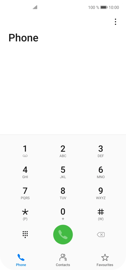 Press the menu icon. Press the menu icon.
