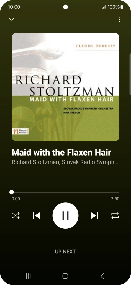 Press arrow right to go to the next audio file. Press arrow right to go to the next audio file.