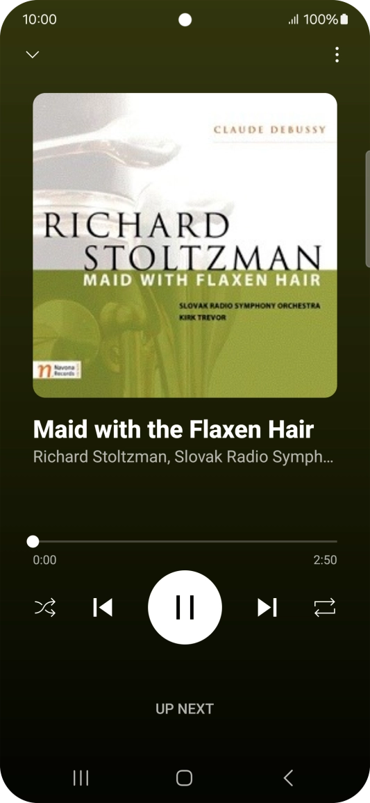 Press arrow right to go to the next audio file. Press arrow right to go to the next audio file.