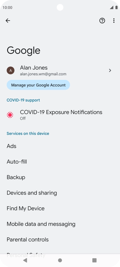 Press Find My Device. Press Find My Device.