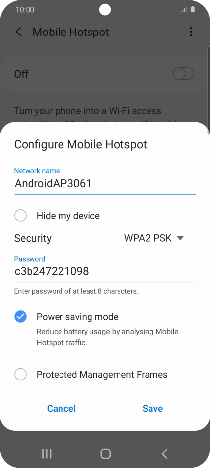 Press the field below Press the field below