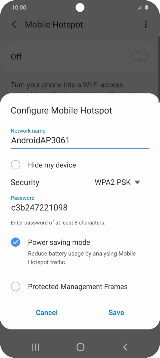 Press the field below Press the field below