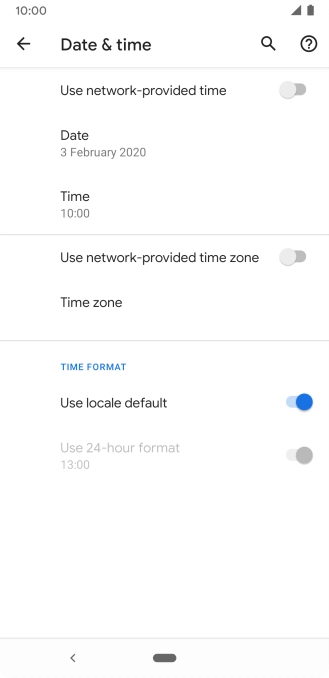 Press the indicator next to Press the indicator next to