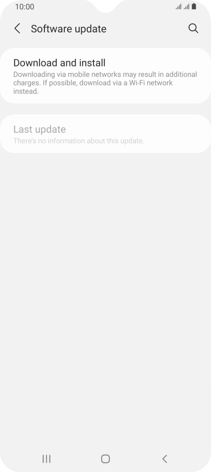 Press Download and install. If a new software version is available, it's displayed. Follow the instructions on the screen to update the phone software. Press Download and install. If a new software version is available, it's displayed. Follow the instructions on the screen to update the phone software.