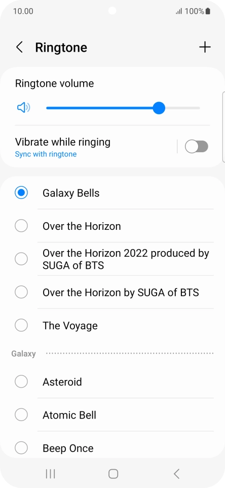 Press the required ring tones to hear them. Press the required ring tones to hear them.