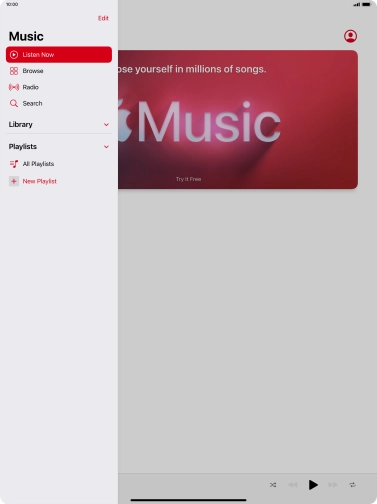 Press New Playlist. Press New Playlist.
