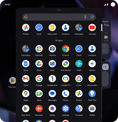 Press Play Store. Press Play Store.