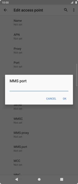 Key in 8080 and press OK. Key in 8080 and press OK.