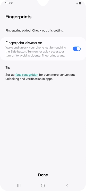 Press Done. Press Done.