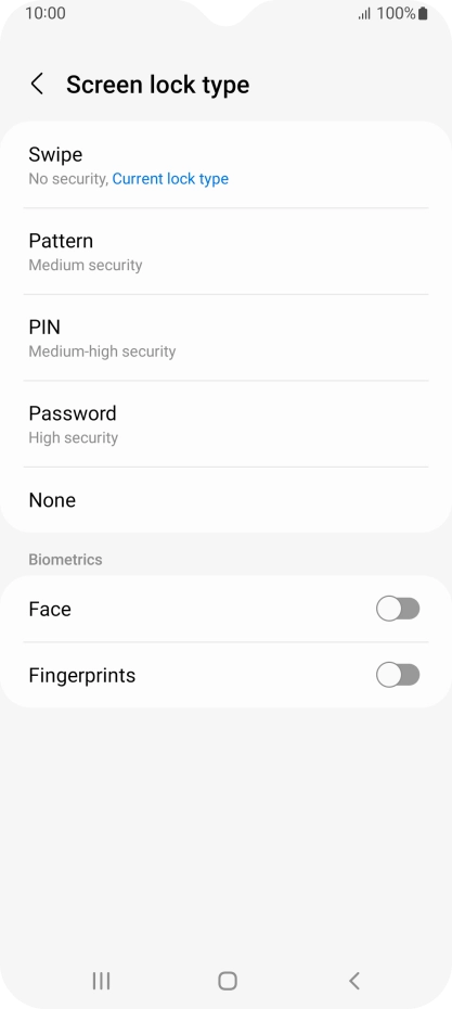 Press Fingerprints. Press Fingerprints.