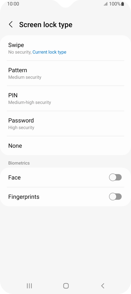 Press Fingerprints. Press Fingerprints.