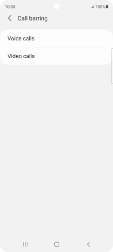 Press Voice calls. Press Voice calls.