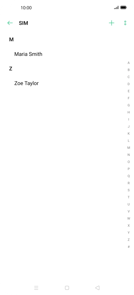 Press the menu icon. Press the menu icon.