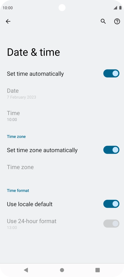 Press the Home key to return to the home screen. Press the Home key to return to the home screen.