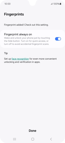 Press Done. Press Done.