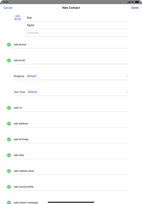Press add phone. Press add phone.