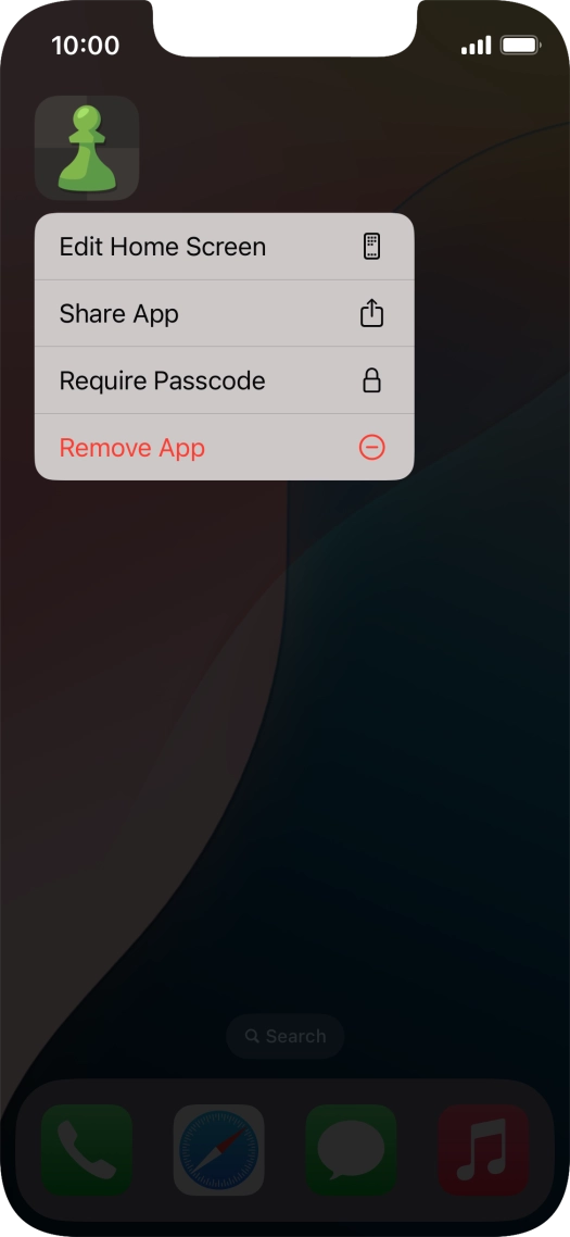 Press Require Passcode. Press Require Passcode.