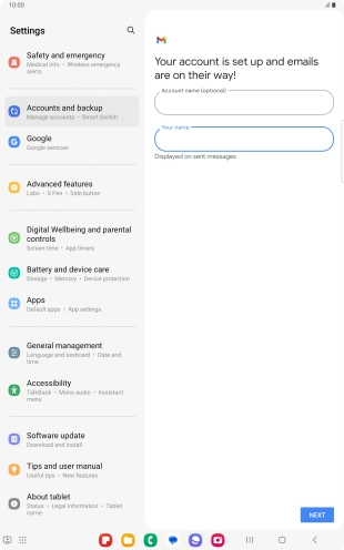 Press NEXT. Press NEXT.