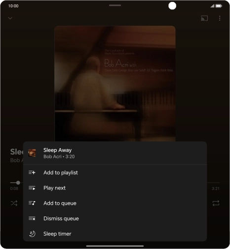 Press the add icon. Press the add icon.