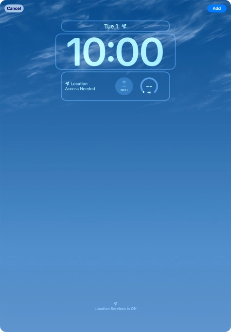 To customise the way the lock screen date is displayed, press the date widget and follow the instructions on the screen to find the required widget display mode. To customise the way the lock screen date is displayed, press the date widget and follow the instructions on the screen to find the required widget display mode.