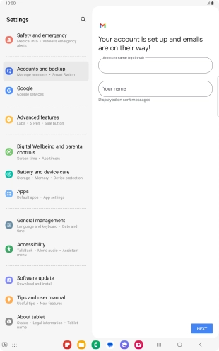 Press the field below Press the field below