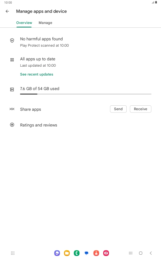 Press Manage. Press Manage.