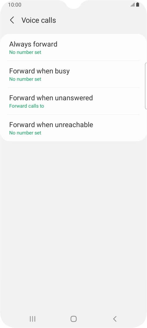 Press the Home key to return to the home screen. Press the Home key to return to the home screen.