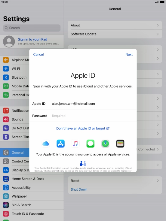 Press the field next to Press the field next to