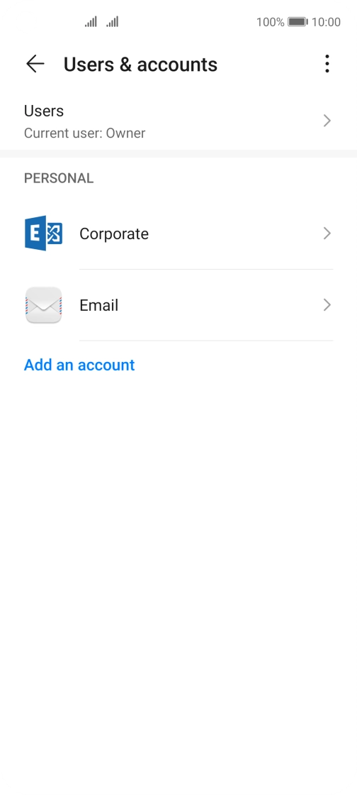 Press the menu icon. Press the menu icon.