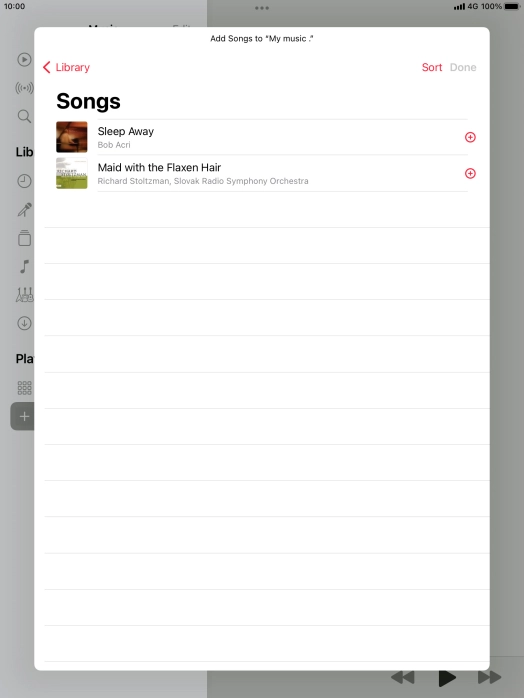 Go to the required category and press the required audio file. Go to the required category and press the required audio file.